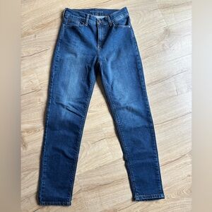 Mott & Bow Women's Dark Wash Mom Jeans W27 L28